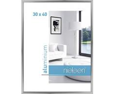 Nielsen Aluminium Bilderrahmen C2, 30x40 cm, Silber