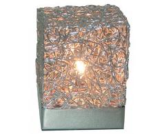 Starke Tischlampe Cubus Nachttischlampe Tischleuchte Leseleuchte, 10x10x13,5 cm