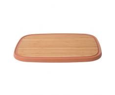 Berghoff Leo Bambus Holz rutschfeste Schneidebrett Kitchen, 37 x 27 cm (36,8 x 27,2 cm), braun