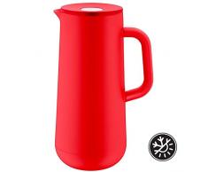 WMF Isolierkanne Thermoskanne Impulse, 1,0 l, für Kaffee oder Tee Druckverschluss hält Getränke 24h kalt und warm, rot