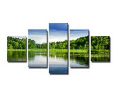 Visario Leinwandbild, Bunt