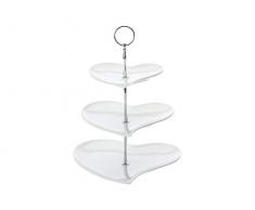 Maxwell & Williams JX57916 Amore Etagere, Servierständer, Servierplatte, 3-stöckig, in Geschenkbox, Porzellan / Metall