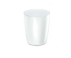 Kleine Wolke 5827114852 Zahnputzbecher Joker, Bad-Accessoire, schneeweiß