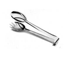 Pinti Inox Edelstahl Profi Salatzange XL 26 cm Servierzange