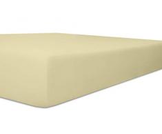 Kneer Spannbettlaken, Baumwoll-Mischgewebe, Natur, 90 cm x 190 cm