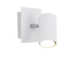 Trio Leuchten Spot in Metall weiß, Wandspot 1-flammig, exklusiv 1xGU10, 12 x 12 cm 802400101