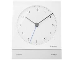 JACOB JENSEN DANISH DESIGN Unisex Wecker Analog White/ALU No. 352