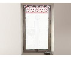 Soleil docre 042676 Scheibengardine Bestickt Baumwolle 45x90 cm Eloise