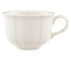 Villeroy & Boch Manoir Teetasse, 200 ml, Höhe: 5,5 cm, Premium Porzellan, Weiß