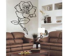 INDIGOS WG20036-80 Wandtattoo w036 Ballerina Sexy Frau Girl Wandaufkleber, 96 x 93 cm, braun