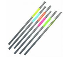 Hartig + Helling 98698 - Neon- Knicklicht- Trinkhalme FLS 30106, 6 Stück, blau/gelb/rot/grün/orange/weiß