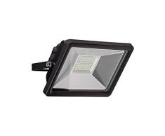 Goobay 30W LED Flutlicht, Glas, 30 W, Schwarz