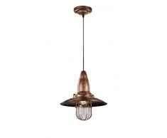 Trio Leuchten Pendelleuchte 304500162 Fisherman, Metall Kupfer Antik, exkl. 1 x E27