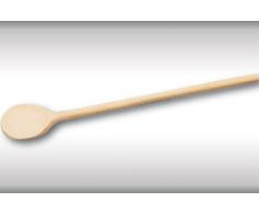 Kesper Schüssel rund Löffel,,, holz, beige, 28 cm