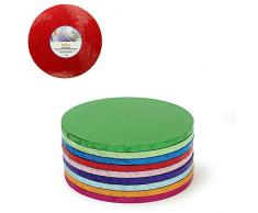 DECORA 0931953 RUNDE TORTENPLATTE ROT cm 25X1,2 H