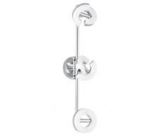 Fischer & Honsel Donut Deckenleuchte, chrom