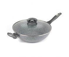 SALTER Wok, Grau, Aluminium (28cm)