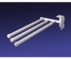 Hailo Handtuchhalter, Kunststoff, weiÃ, 3er