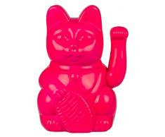 Out of the Blue 57/9818 - Pinke Winkekatze aus Kunststoff, ca. 20 cm, traditioneller Glücksbringer aus Asien, batteriebetrieben, im Geschenkkarton