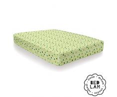 Bedlam Bettwäscheset Dino-Glow in The Dark, Mehrfarbig, Doppelbett, Mehrfarbig, Fitted Sheet: Single