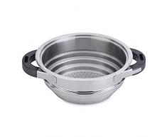 BergHOFF Virgo Dämpfereinsatz aus Edelstahl, für Töpfe, silber