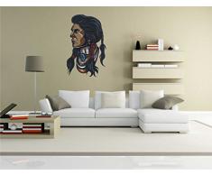 INDIGOS KAR-Wall-Misc1-Nameri2-58 Wandtattoo Misc1-Nameri2 - Indianer Kerl - Wandaufkleber 58 x 93 cm