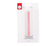 Rayher 3103716 Verzierwachs, rosé, 2 Verzierwachsplatten 20 x 10 cm, Wachsfolie zum Kerzen verzieren, Kerzenwachs, Wachsfolie