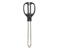 wenco Servierzange, Länge: 31 cm, Rostfreier Edelstahl/Kunststoff, Schwarz/Silber, 511377