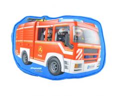 PLAYMOBIL United Labels City Action-Kinder Jungen Kissen Kinderzimmer Feuerwehr, ca. 26 x 33 x 5 cm, bunt,