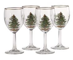 Spode Wein Glas Set, aus Glas, Mehrfarbig, Set von 4