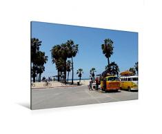 Premium Textil-Leinwand 120 x 80 cm Quer-Format Venice Beach USA | Wandbild, HD-Bild auf Keilrahmen, Fertigbild auf hochwertigem Vlies, Leinwanddruck von Anke Fietzek