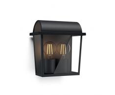 Philips myGarden Wandaussenleuchte Harvest, E27, schwarz