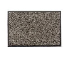 Angelina Fußmatte / Tuervorleger / Sauberlaufmatte, 60 x 80 cm, dunkelgrau