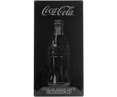Nostalgic-Art Retro Blechschild - Coca-Cola - Sign Of Good Taste, Vintage Geschenk-Idee für Coca-Cola Fans, zur Dekoration, 25 x 50 cm