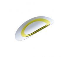 Alessi Ellipse Schale 3er-Set, Edelstahl, weiß, 8.5 x 41.5 x 8.7 cm, 3-Einheiten