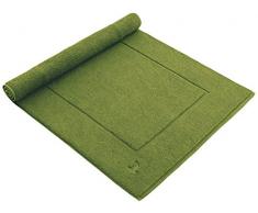 möve Superwuschel Badteppich 60 x 100 cm aus 100% Baumwolle, peridot