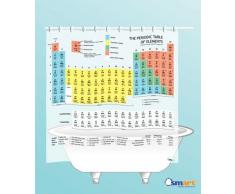 SMART by Simple Memory Art. - Duschvorhang Periodensystem (Eva Vinyl) – Die offizielle Vorhang auf The Big Bang Theory