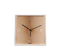 Kartell 1910RR Tic und Tac Wanduhr Plastik, 30 x 30 x 8 cm, kupfer