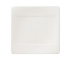 Villeroy & Boch 16cm x 16cm Brotteller Modern Grace aus Premium Bone Porzellan in Uni-Weiß