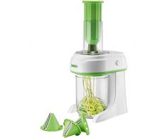 Unold Spiralschneider Elektrische Schneidemaschine, Kunststoff, weiß, 21 x 15 x 36.7 cm