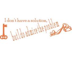 INDIGOS 4051719376982 Wandtattoo, Vinyl, hasselnussbraun, 60 x 10 x 10 cm