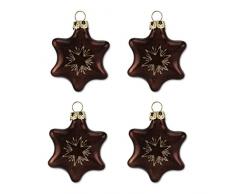 Thüringer Glas Design Christbaumschmuck, Cappuccino