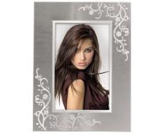 Hama Portrait Bilderrahmen Bruegge (Fotogröße 13 x 18 cm) silber