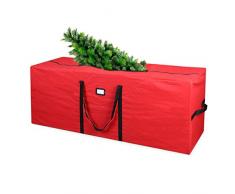 Primode Weihnachtsbaum Aufbewahrungstasche tasche aufbewahrung Weihnachtsbäume Tannenbaum (rot)