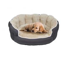 Sogni E Capricci Bett für Hunde und Katzen, Creme, 48 x 42 x 16 cm