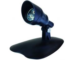 GEV Gartenlampe, Gartenlicht, Leuchte Iris, Gartenspot, Lichtsystem, App gesteuert, LED, wasserdicht, Teichlampe, UV-beständiger Kunststoff, 4 W, Schwarz, 5.4 x 5.4 x 10 cm