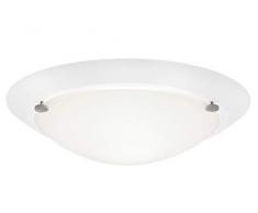 Briloner Leuchten Badlampe, Badleuchte, Deckenleuchte 1 x E27 max. 60 Watt, IP 23, weiÃ