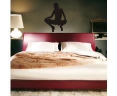 INDIGOS 4052166092678 Wandtattoo w491 Sexy Frau Girl Wandaufkleber 120 x 92 cm, schwarz