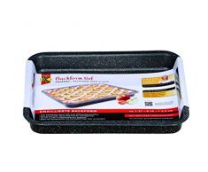 Krüger Karl Hagenau Backform, Emaille, Granit-Optik, 37 x 30 x 4.5 cm