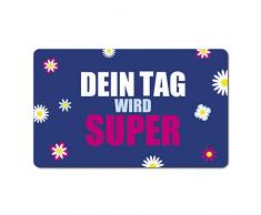 Emsa 513540 Frühstücksbrettchen mit Supertag Dekor, Größe: 23.5 x 14.5 cm, Classic